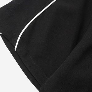 Concert Outfit Star Zipper Design Shirt