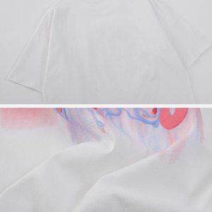 Concert Outfit Strawberry Embroidery Tee