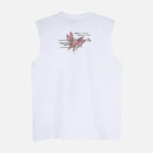 Concert Outfit Street Butterfly Graphic Tank Top