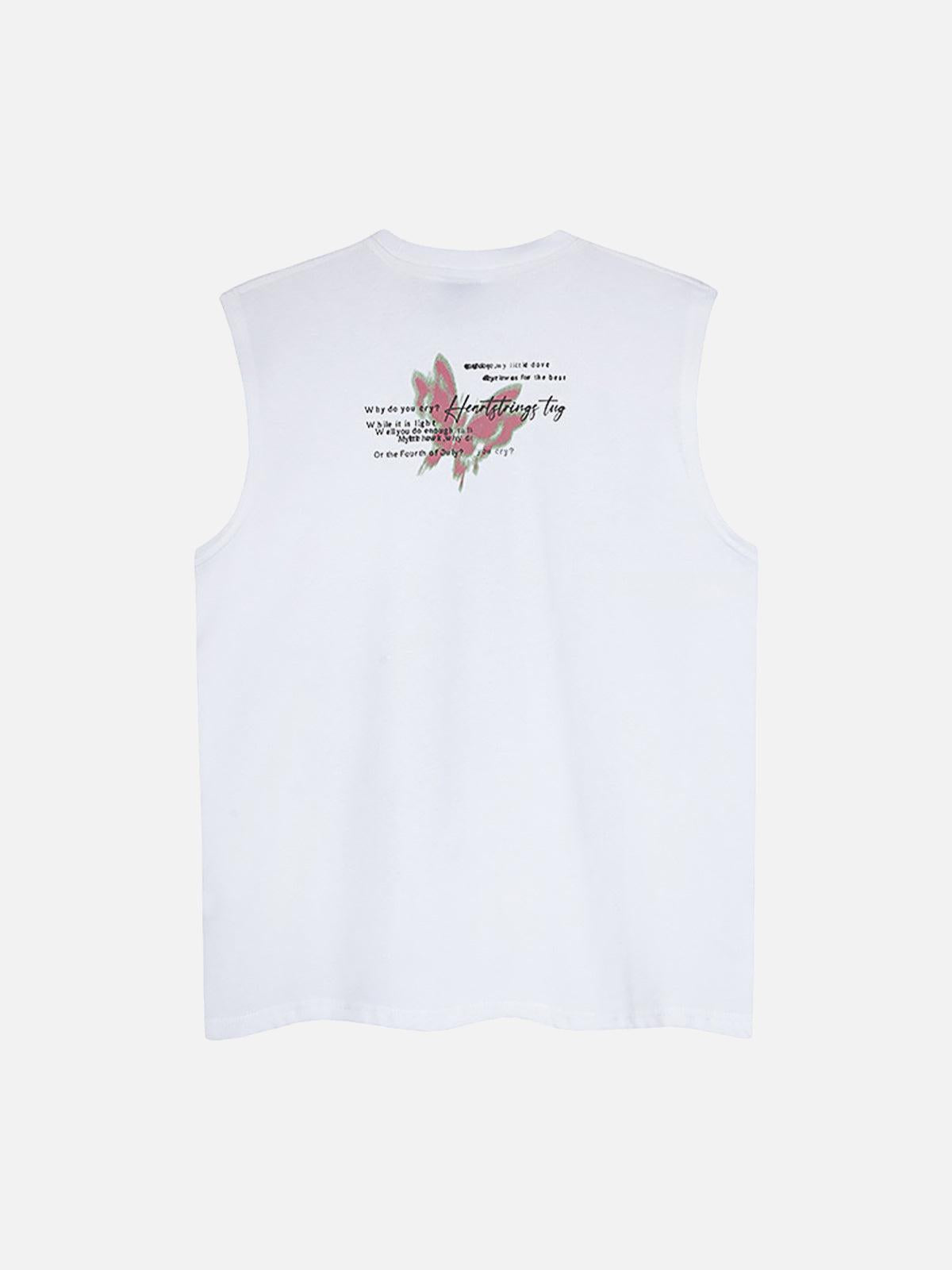 Concert Outfit Street Butterfly Graphic Tank Top Concert Outfit Street Butterfly Graphic Tank Top