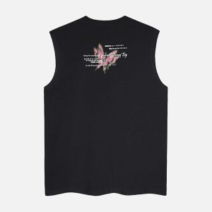 Concert Outfit Street Butterfly Graphic Tank Top