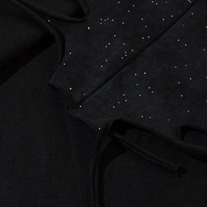 Concert Outfit Street Chain Waistcoat Ripped Vest