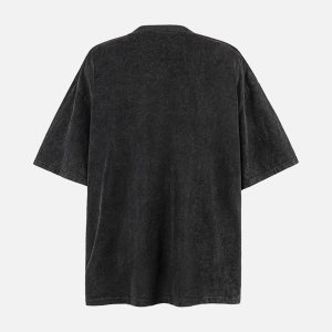 Concert Outfit Street Cross Print T-Shirt