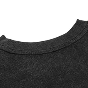 Concert Outfit Street Cross Print T-Shirt