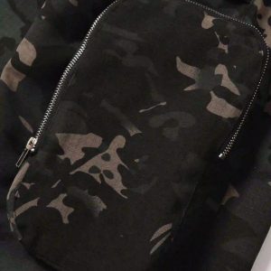 Concert Outfit Street Dark Camouflage Zipper Cargo Pants