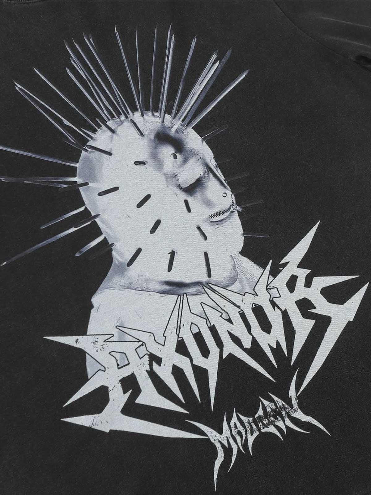 Concert Outfit Street Dark Punk Graphics T-Shirt Concert Outfit Street Dark Punk Graphics T-Shirt