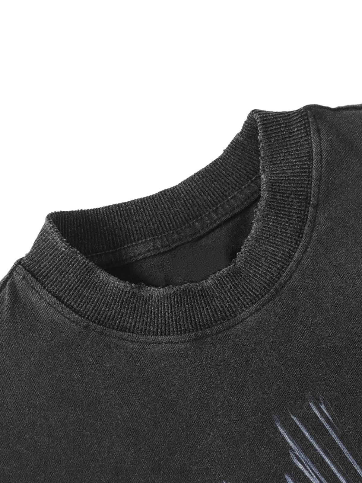 Concert Outfit Street Dark Punk Graphics T-Shirt Concert Outfit Street Dark Punk Graphics T-Shirt