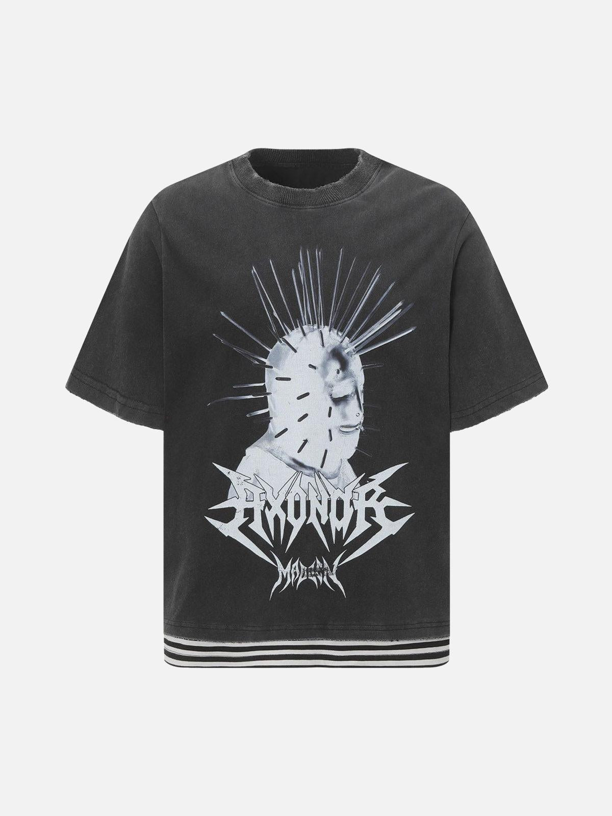 Concert Outfit Street Dark Punk Graphics T-Shirt Concert Outfit Street Dark Punk Graphics T-Shirt