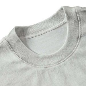 Concert Outfit Street Dirty-Dye Distressed Cut Pocket T-Shirt