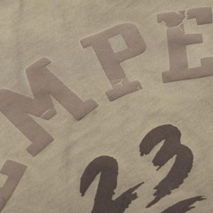 Concert Outfit Street Distressed Tie-Dye Letter Print T-Shirt