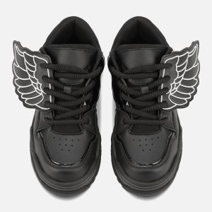 Concert Outfit Street Embroidery Sneakers