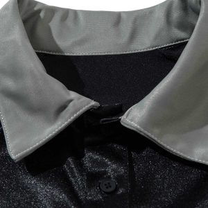 Concert Outfit Street Flame Embroidery POLO T-Shirt