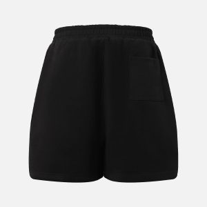 Concert Outfit Street Graphic Drawstring Shorts