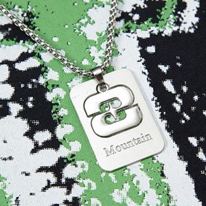 Concert Outfit Street Graphic Spray Print Necklace T-Shirt