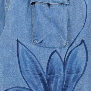 Concert Outfit Street Hand-Painted Graffiti Wide-Leg Jeans