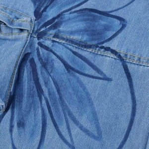 Concert Outfit Street Hand-Painted Graffiti Wide-Leg Jeans