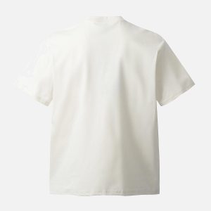 Concert Outfit Street Hip-Hop Portrait Print T-Shirt