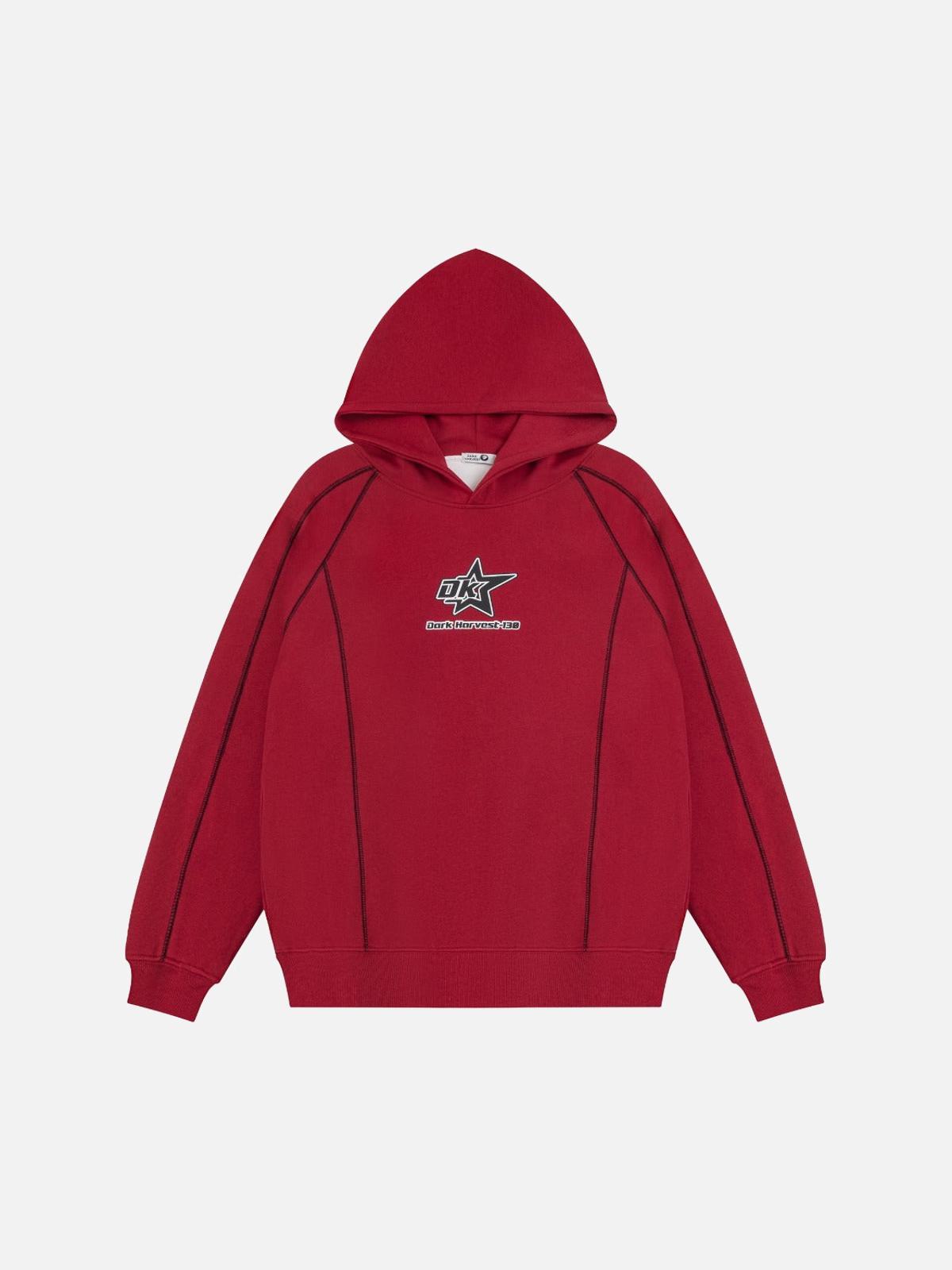 Concert Outfit Street Line Assemble Print Hoodie Concert Outfit Street Line Assemble Print Hoodie