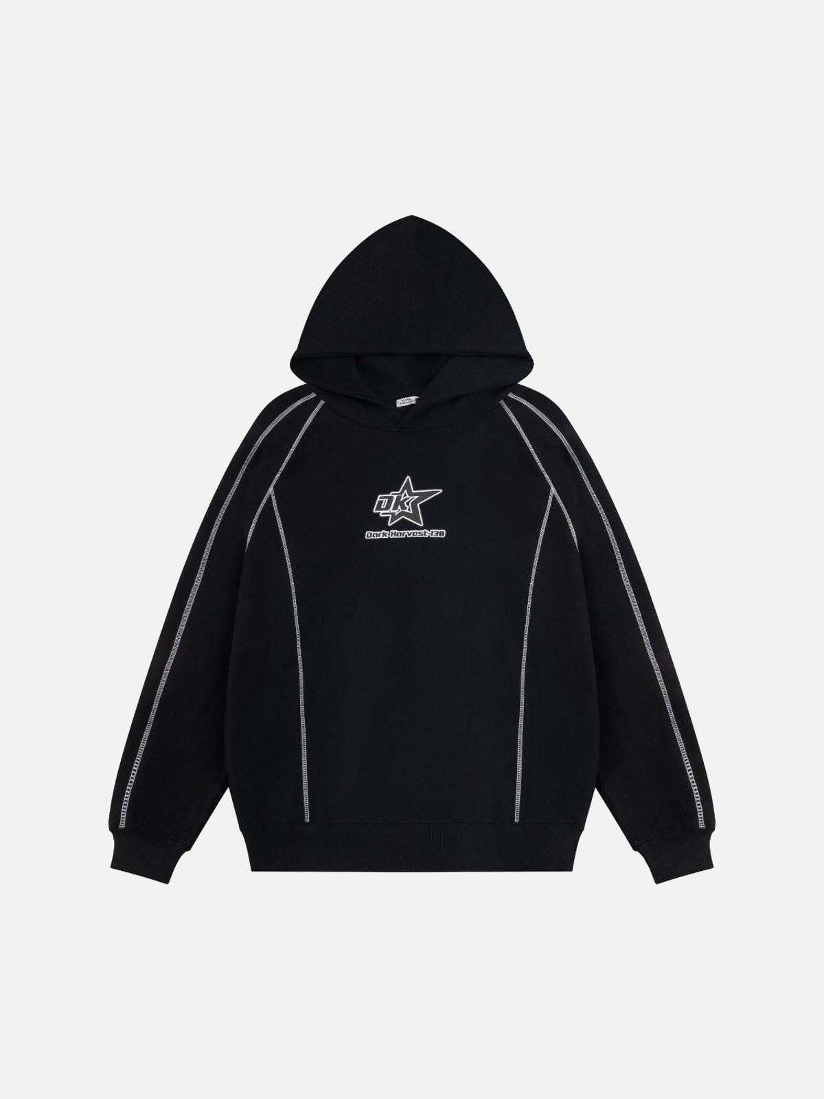 Concert Outfit Street Line Assemble Print Hoodie Concert Outfit Street Line Assemble Print Hoodie