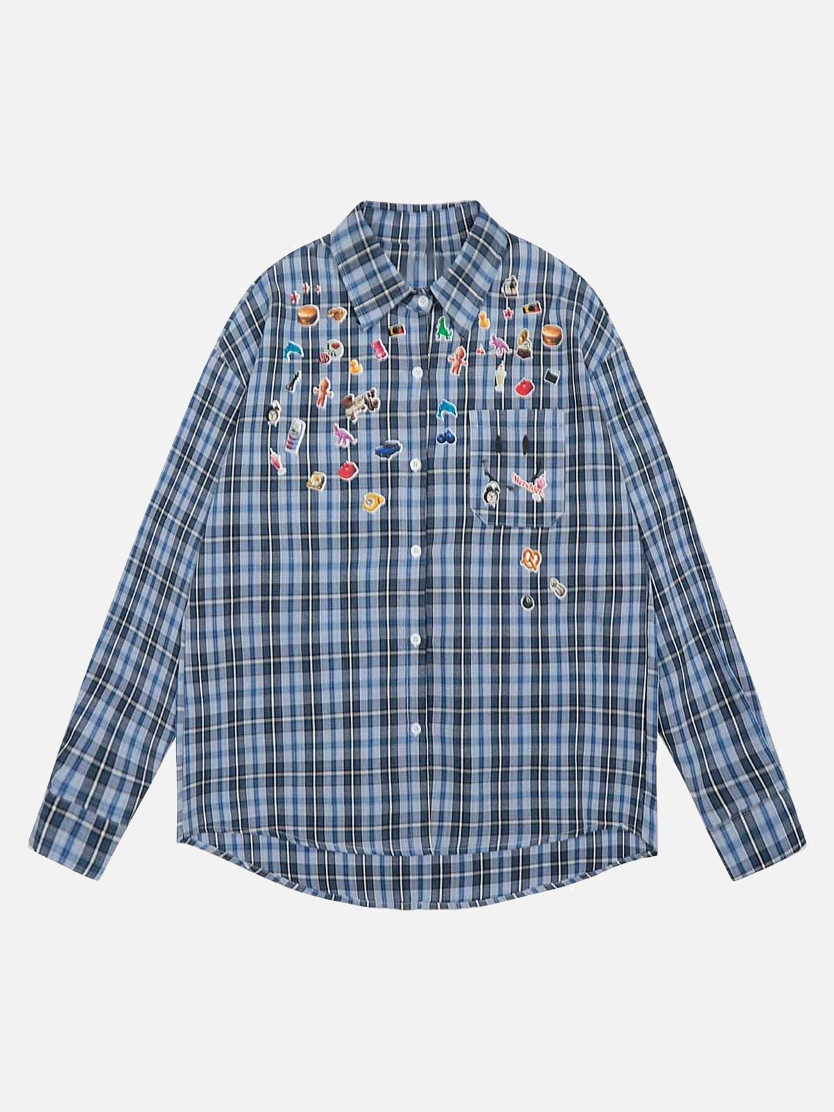 Concert Outfit Street Retro Cleanfit Plaid Shirt Concert Outfit Street Retro Cleanfit Plaid Shirt