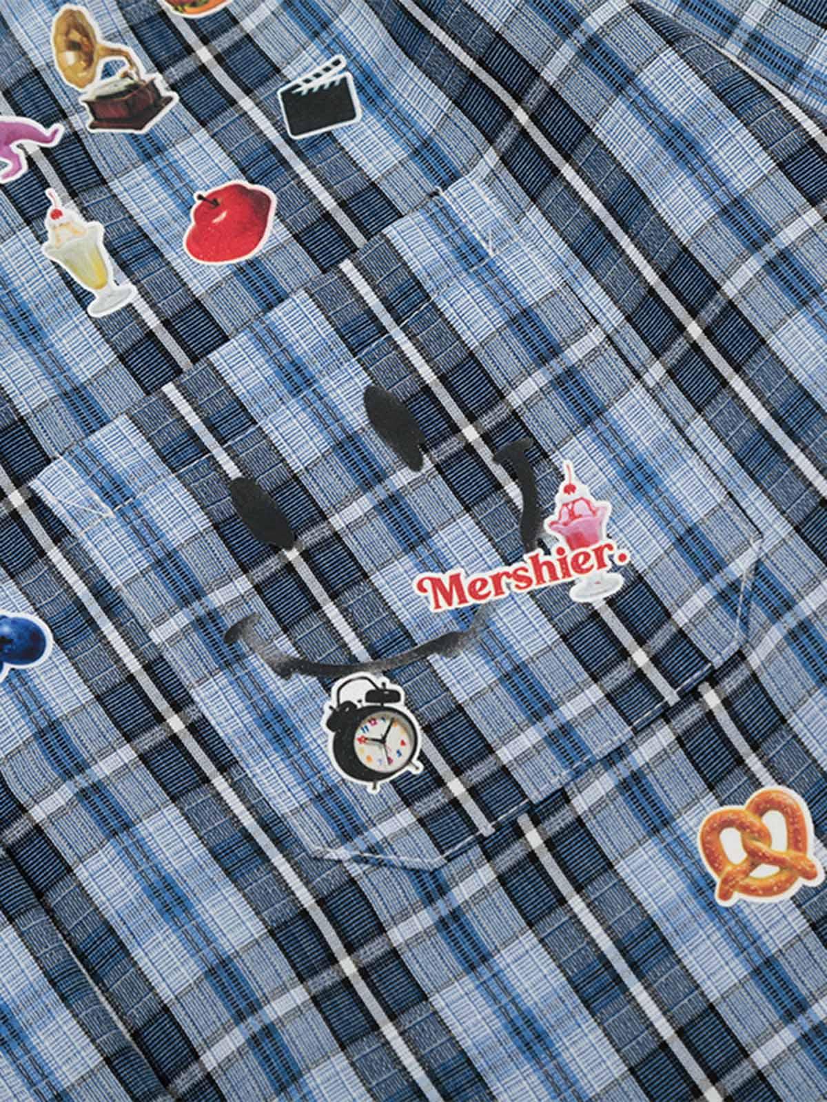 Concert Outfit Street Retro Cleanfit Plaid Shirt Concert Outfit Street Retro Cleanfit Plaid Shirt