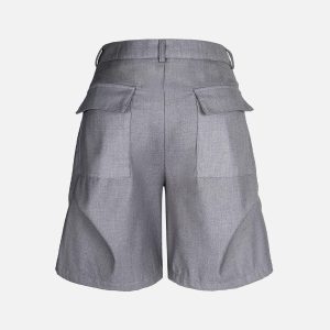 Concert Outfit Street Retro Pleated Rivet Shorts