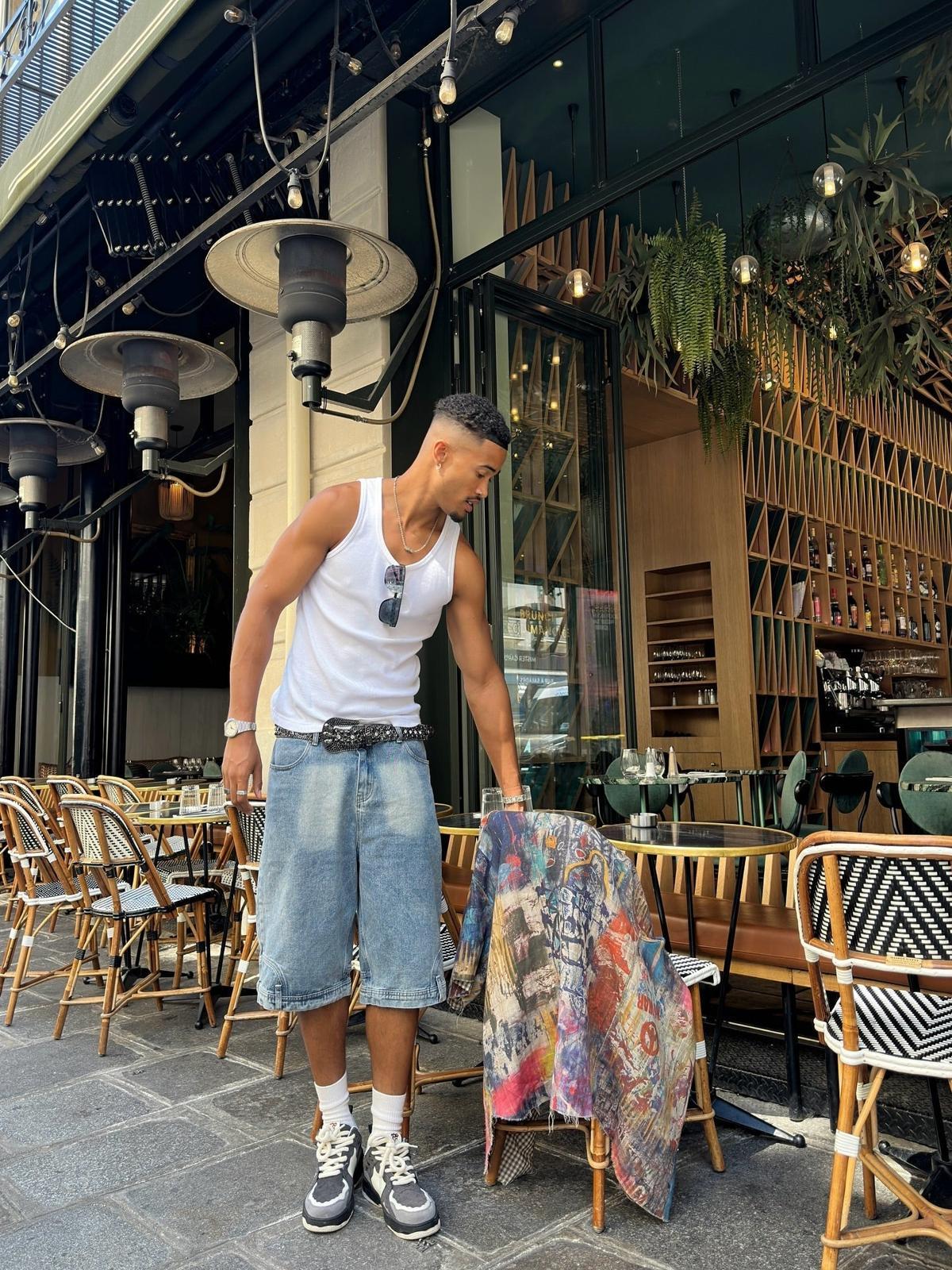 Concert Outfit Street Reversible Short-Sleeved Shirt Concert Outfit Street Reversible Short-Sleeved Shirt