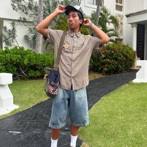 Concert Outfit Street Reversible Short-Sleeved Shirt