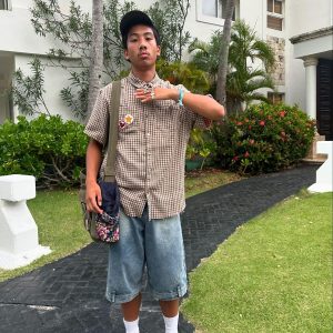 Concert Outfit Street Reversible Short-Sleeved Shirt