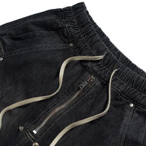 Concert Outfit Street RO Washed Denim Cargo Jort