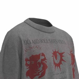 Concert Outfit Street Rock & Roll Graphic T-Shirt