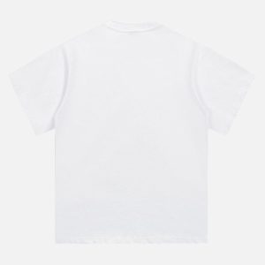 Concert Outfit Street Skull Graphic T-Shirt