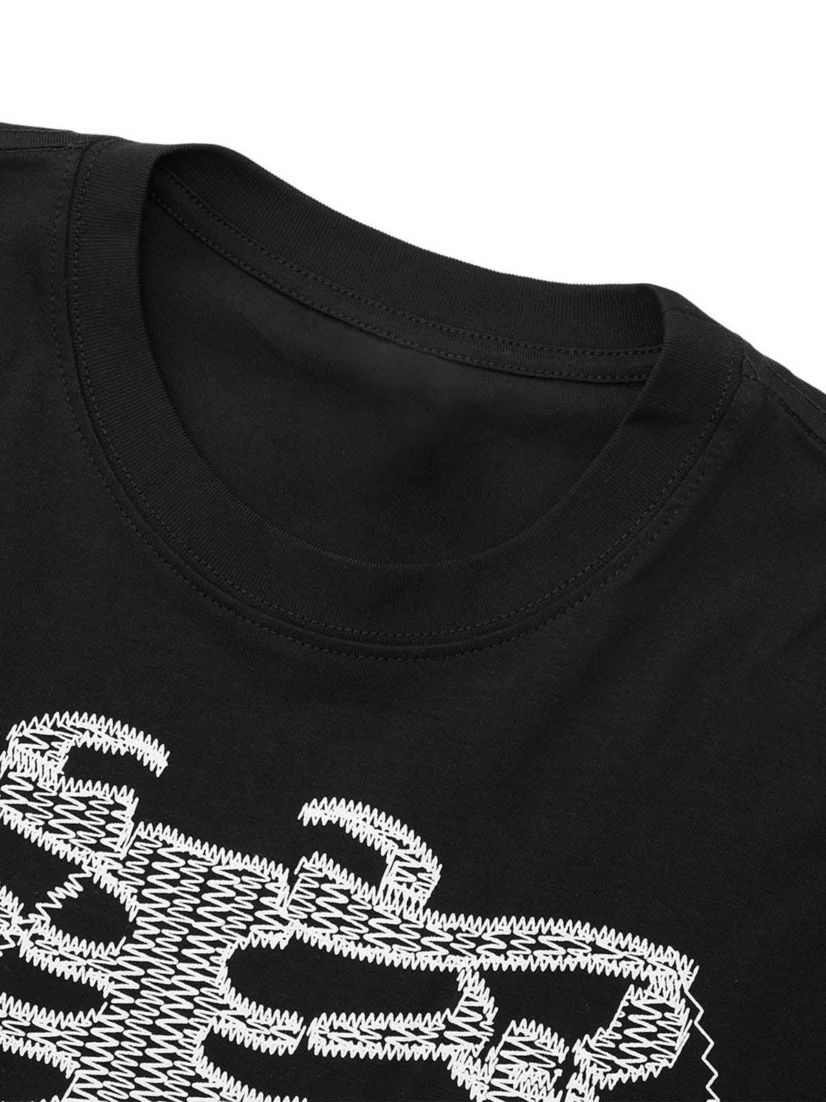 Concert Outfit Street Skull Print T-Shirt Concert Outfit Street Skull Print T-Shirt