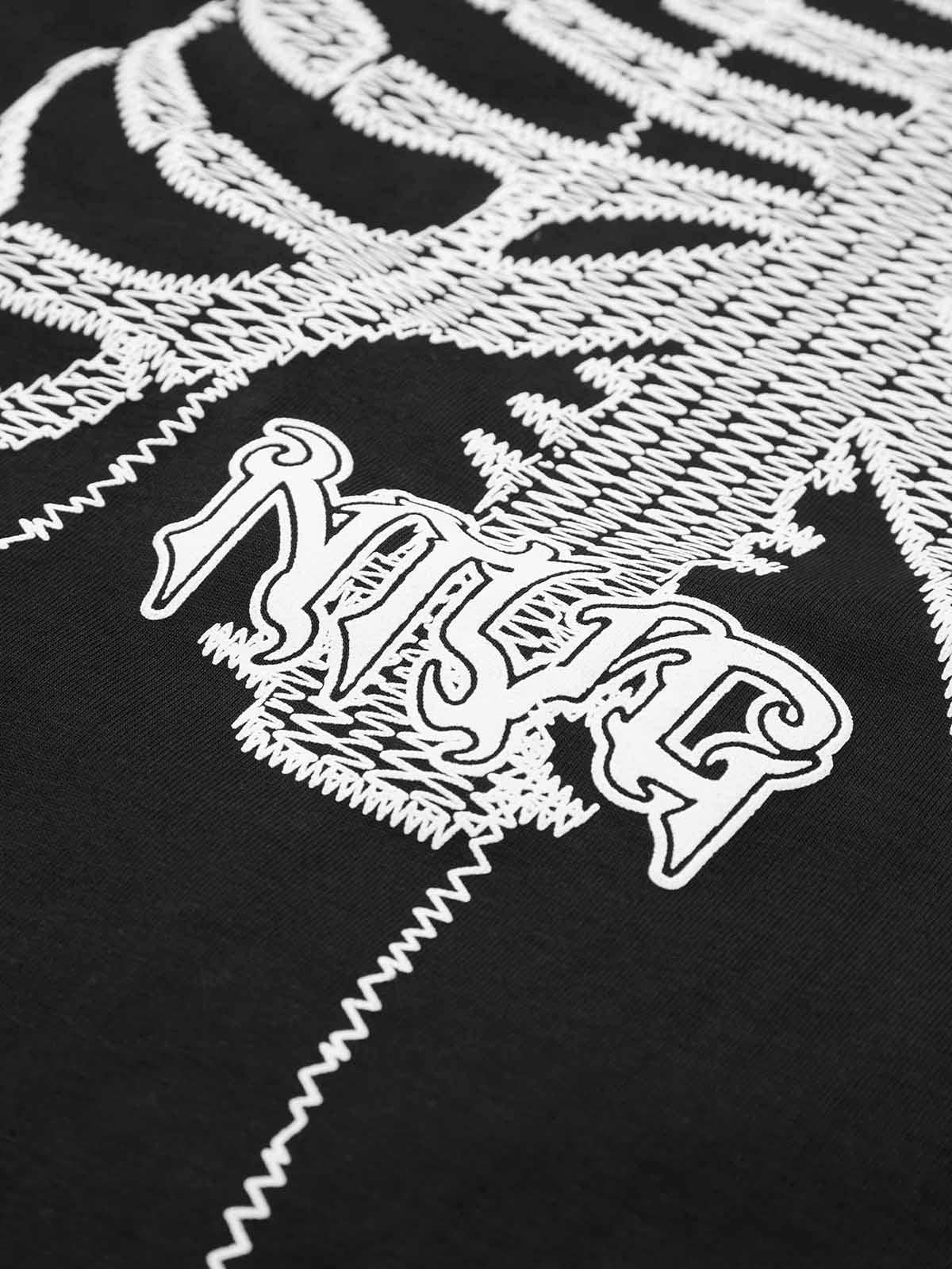 Concert Outfit Street Skull Print T-Shirt Concert Outfit Street Skull Print T-Shirt