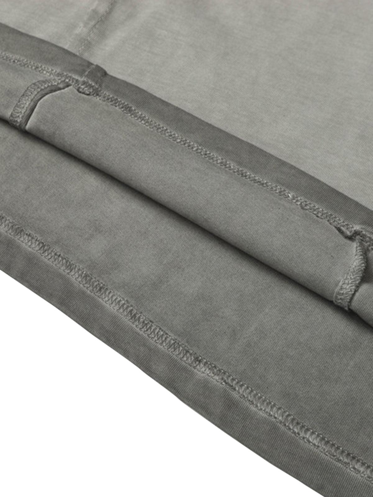 Concert Outfit Street Split Studded Patch T-Shirt Concert Outfit Street Split Studded Patch T-Shirt