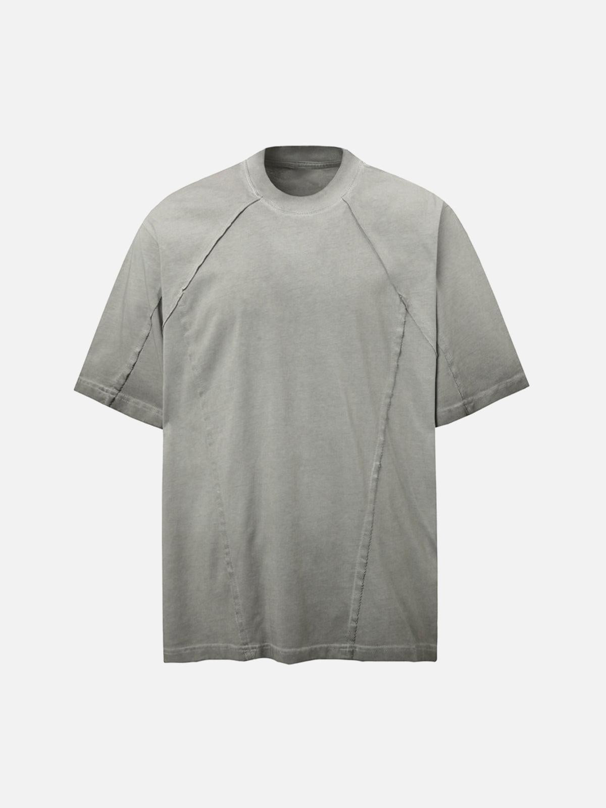 Concert Outfit Street Split Studded Patch T-Shirt Concert Outfit Street Split Studded Patch T-Shirt