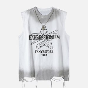 Concert Outfit Street Star Graphic Vest