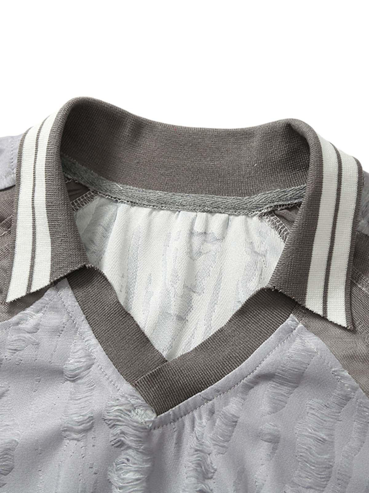 Concert Outfit Street Stitching Cross Print T-Shirt Concert Outfit Street Stitching Cross Print T-Shirt