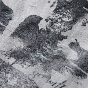 Concert Outfit Street Stitching Cross Print T-Shirt