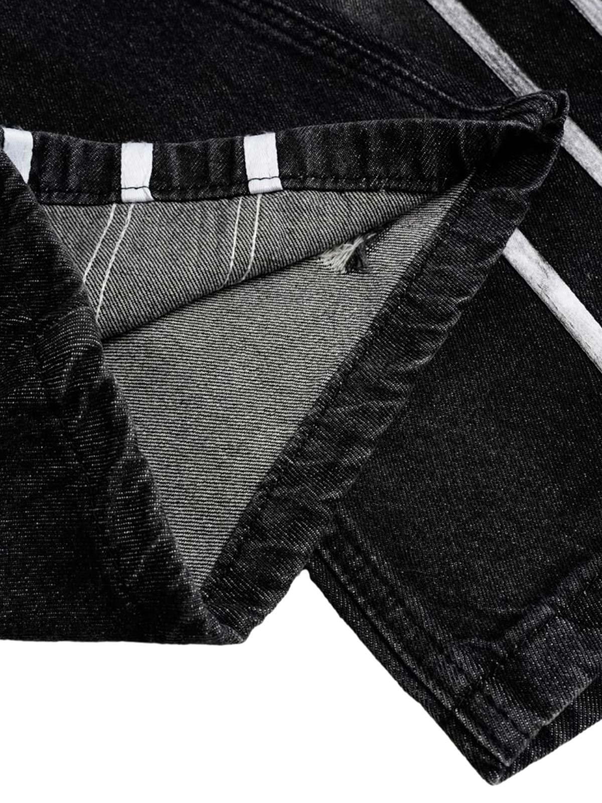 Concert Outfit Street Stripe Dirty Dye Barrel Jeans Concert Outfit Street Stripe Dirty Dye Barrel Jeans