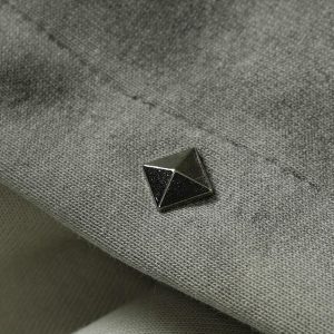 Concert Outfit Street Washed Distressed Stitching Rivet Hooded Jacket