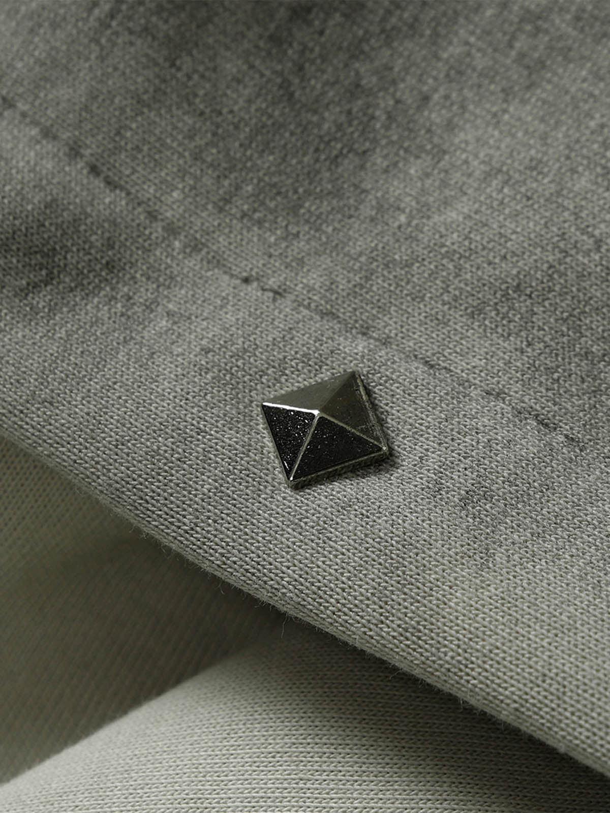 Concert Outfit Street Washed Distressed Stitching Rivet Hooded Jacket Concert Outfit Street Washed Distressed Stitching Rivet Hooded Jacket