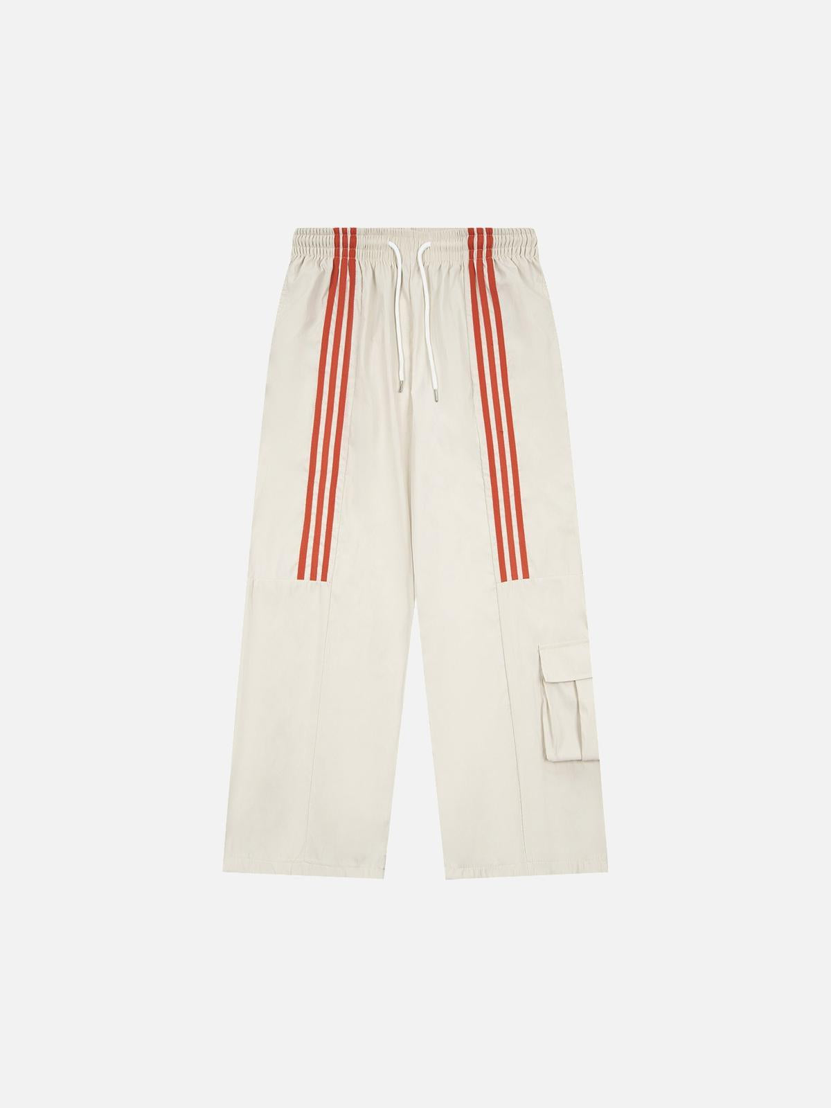 Concert Outfit Striped Draped Sweatpants Concert Outfit Striped Draped Sweatpants