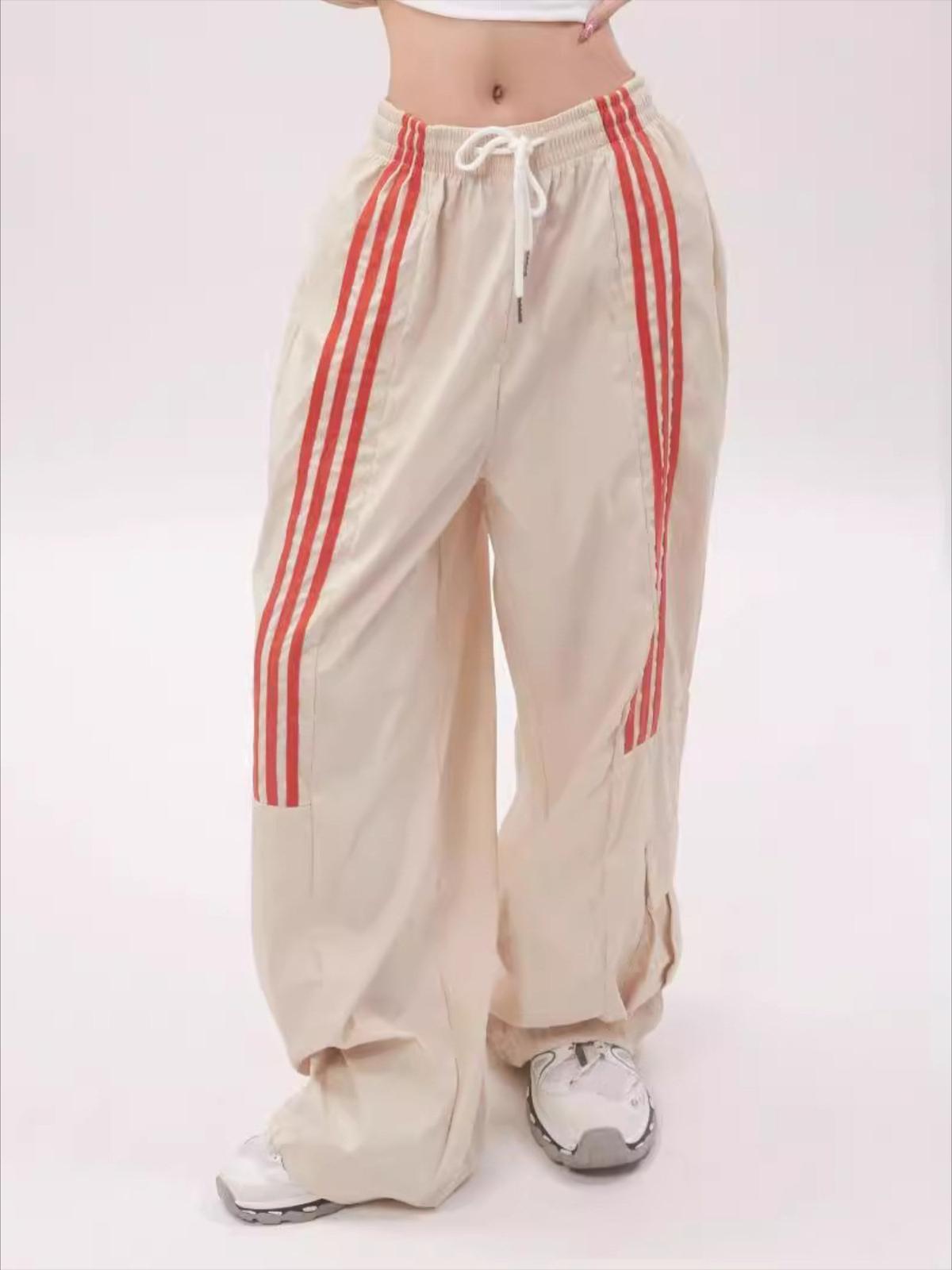 Concert Outfit Striped Draped Sweatpants Concert Outfit Striped Draped Sweatpants