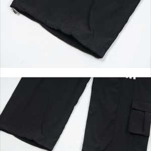 Concert Outfit Striped Draped Sweatpants