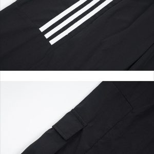 Concert Outfit Striped Draped Sweatpants