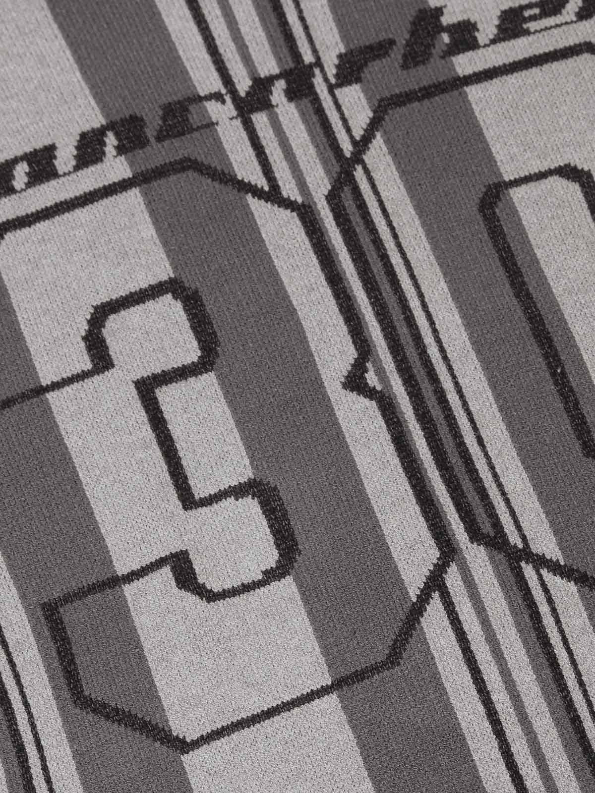 Concert Outfit Striped Embroidered Knit Polo Sweater Concert Outfit Striped Embroidered Knit Polo Sweater