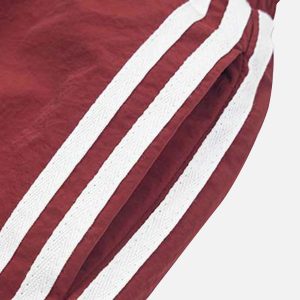 Concert Outfit Striped Pleated Sweatpants