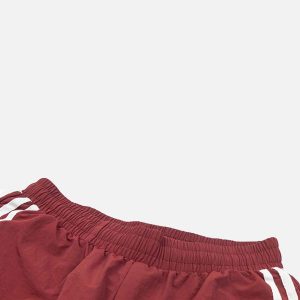 Concert Outfit Striped Pleated Sweatpants