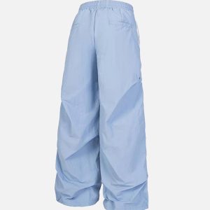 Concert Outfit Striped Pleated Sweatpants